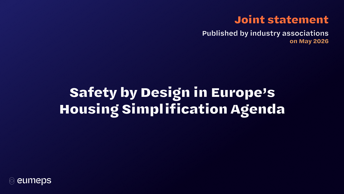 Safety by Design Must Remain Central to Europe’s Housing Simplification Agenda
