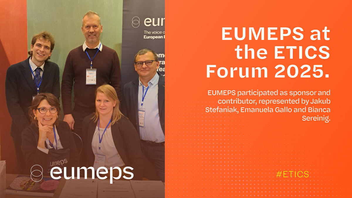 EUMEPS at the European ETICS Forum 2025: Circularity, Durability and Energy Renovation in Europe