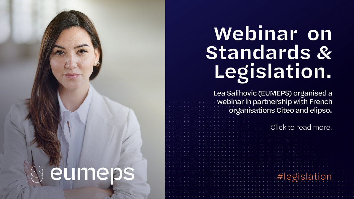 Lea Salihovic (EUMEPS) Leads Webinar on European Standardisation and Packaging Regulations